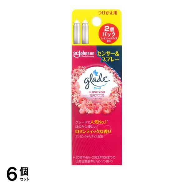 消臭センサー&スプレー つけかえ用 ロマンティックフローラル 18mL× 2本入 6個セット