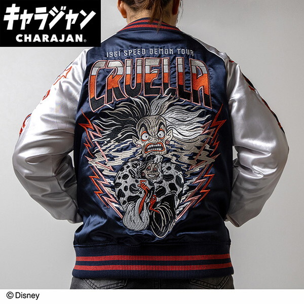 2335066200 ディズニーヴィランズ サンダーフォン スカジャン(L)