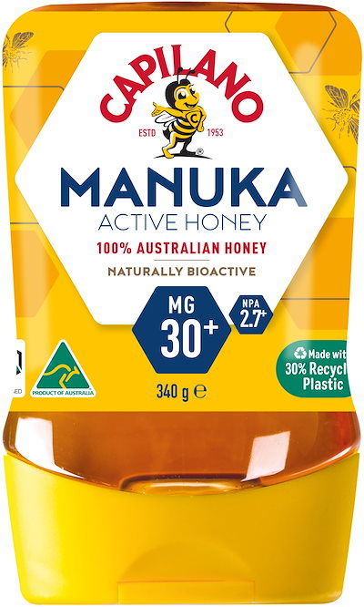 他サイト： Capilano カピラーノアクティブマヌカハニーMG30+ 340g100％オーストラリア産の商品画像