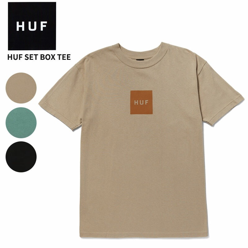 ハフ 半袖Tシャツ HUF HUF SET BOX TEE 半袖 ショートスリーブTシャツ トップス カットソー メンズ ts01954