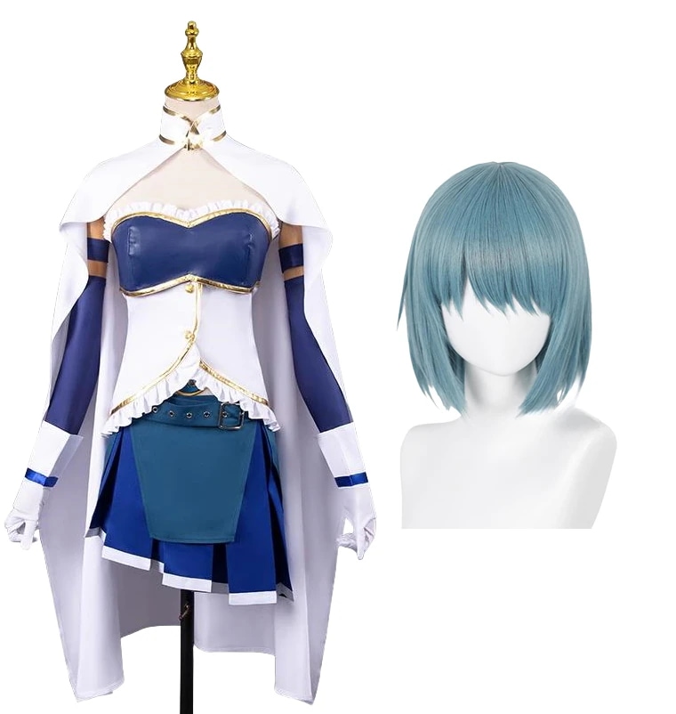 美樹さやか コスプレ衣装 魔法少女まどか マギカ 美樹さやか ウィッグ付き イベント パーティー 変装 演出服 クリスマス パーティー