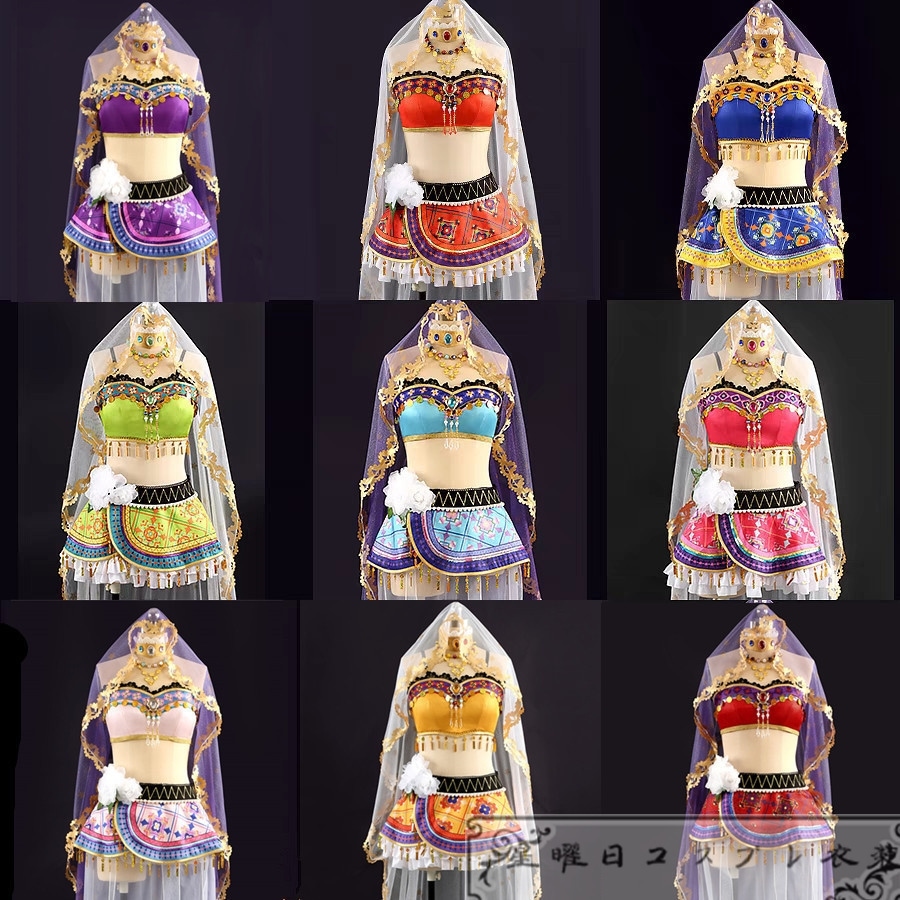 ラブライブ！ スクールアイドルフェスティバル 踊り子編 西木野真姫 東條希 小泉花陽 矢澤にこ 高坂穂乃果 絢瀬絵里 南ことり 園田海未 星空凛 コスプレ衣装 コスチューム