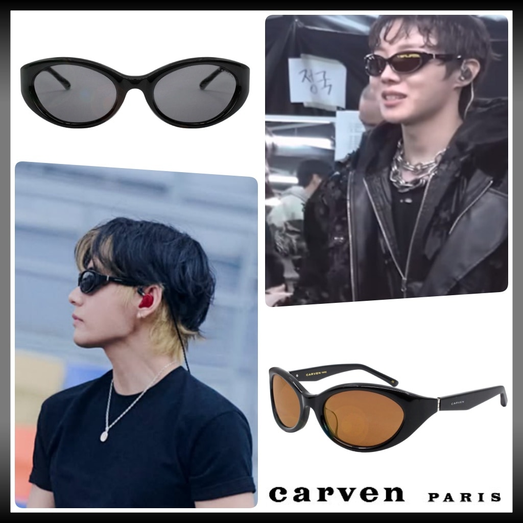 BTS V テテ着用 CARVEN サングラス Qoo10] カルヴェン [BTS テテ着用 & BTS J-HO : バッグ・雑貨