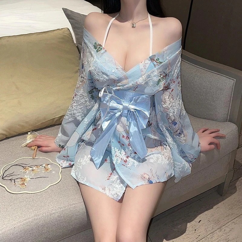 コスプレセクシーコスプレ メイド服 和服 バスローブセット パジャマ 仮装 衣装 女性 ハロウィン 衣装