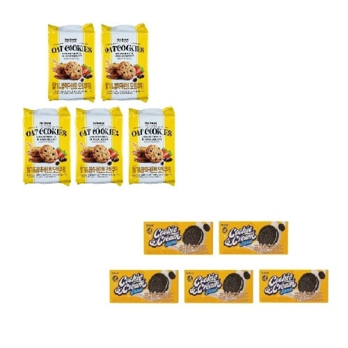 ノーブランドイチゴブラックカレントオートクッキー208g x 5個+クッキークリームサンド744g x 5個学校事務所 9,169円