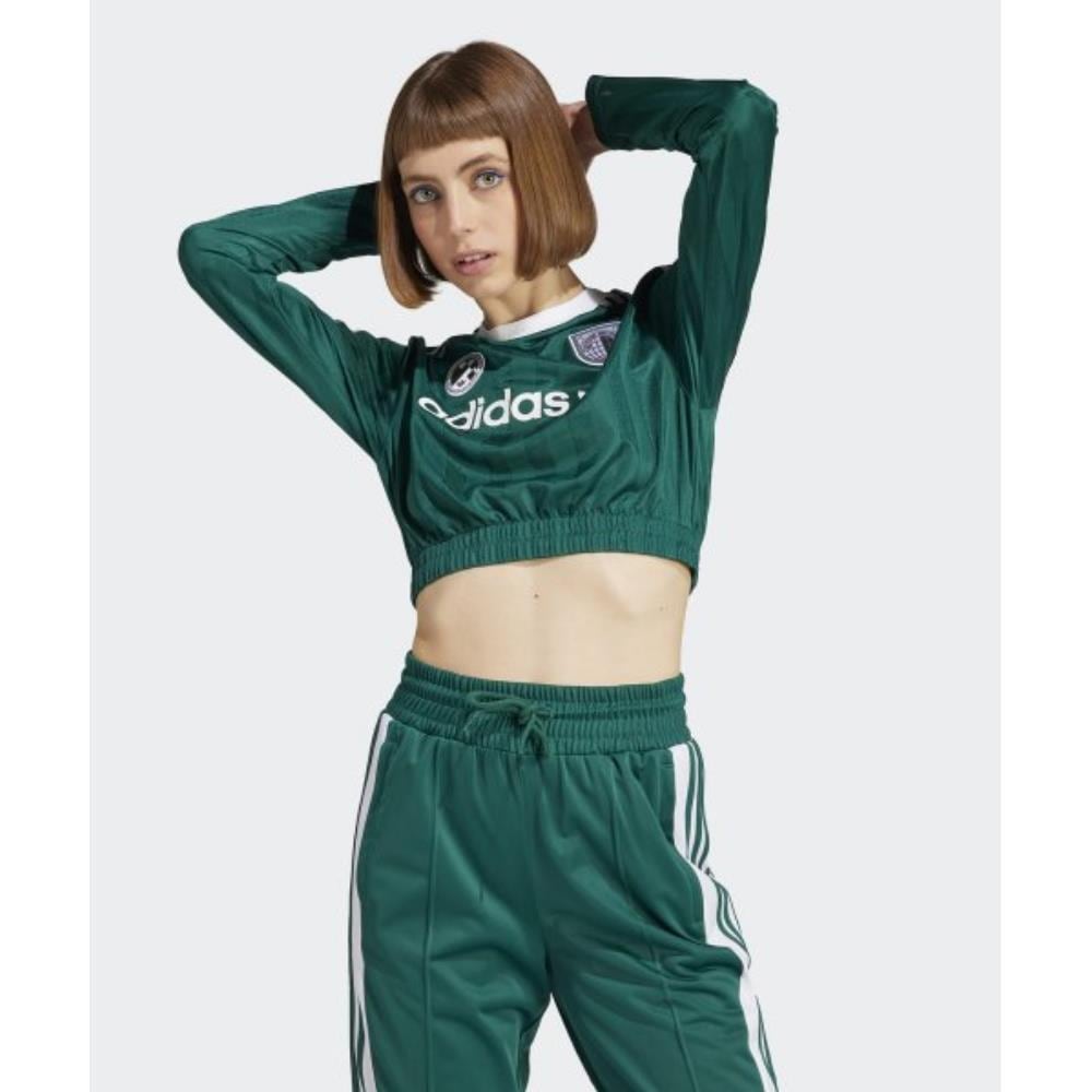 adidas Soccer Crop T-Shirt Green IR9803