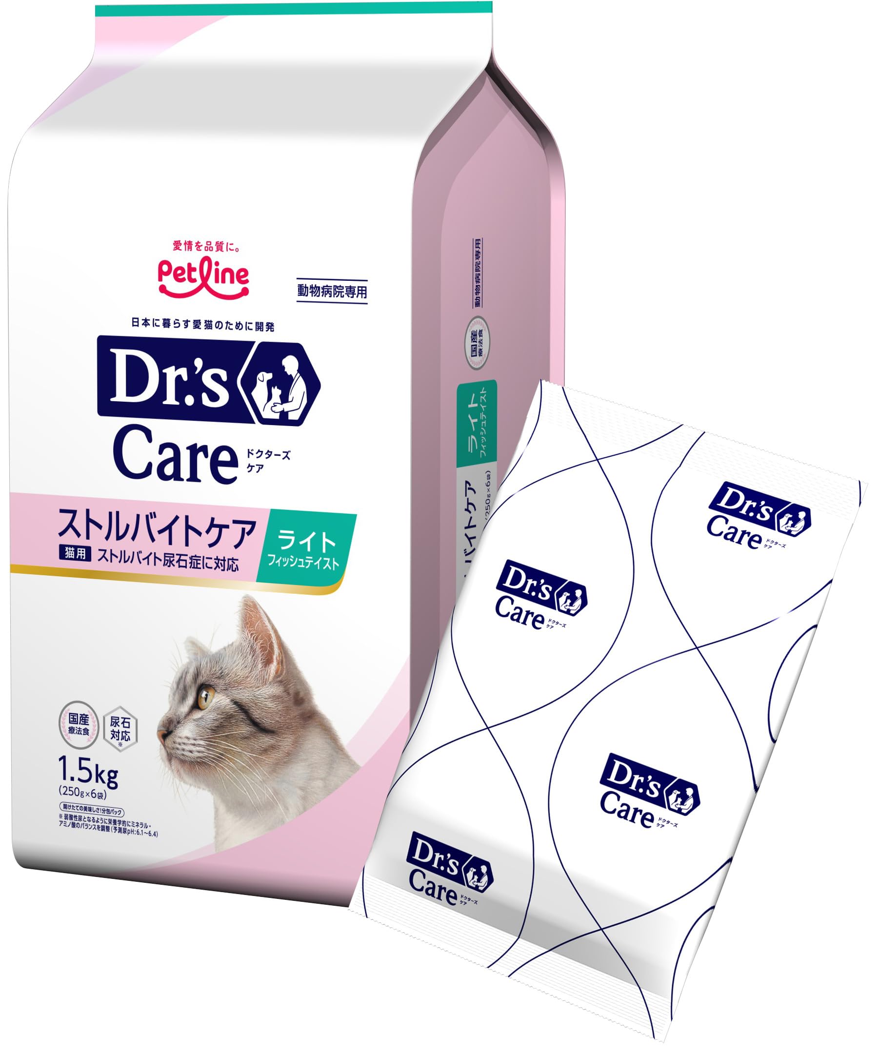 ドクターズケア (Drs CARE) 療法食 猫 ストルバイトケアライト 1.5kg