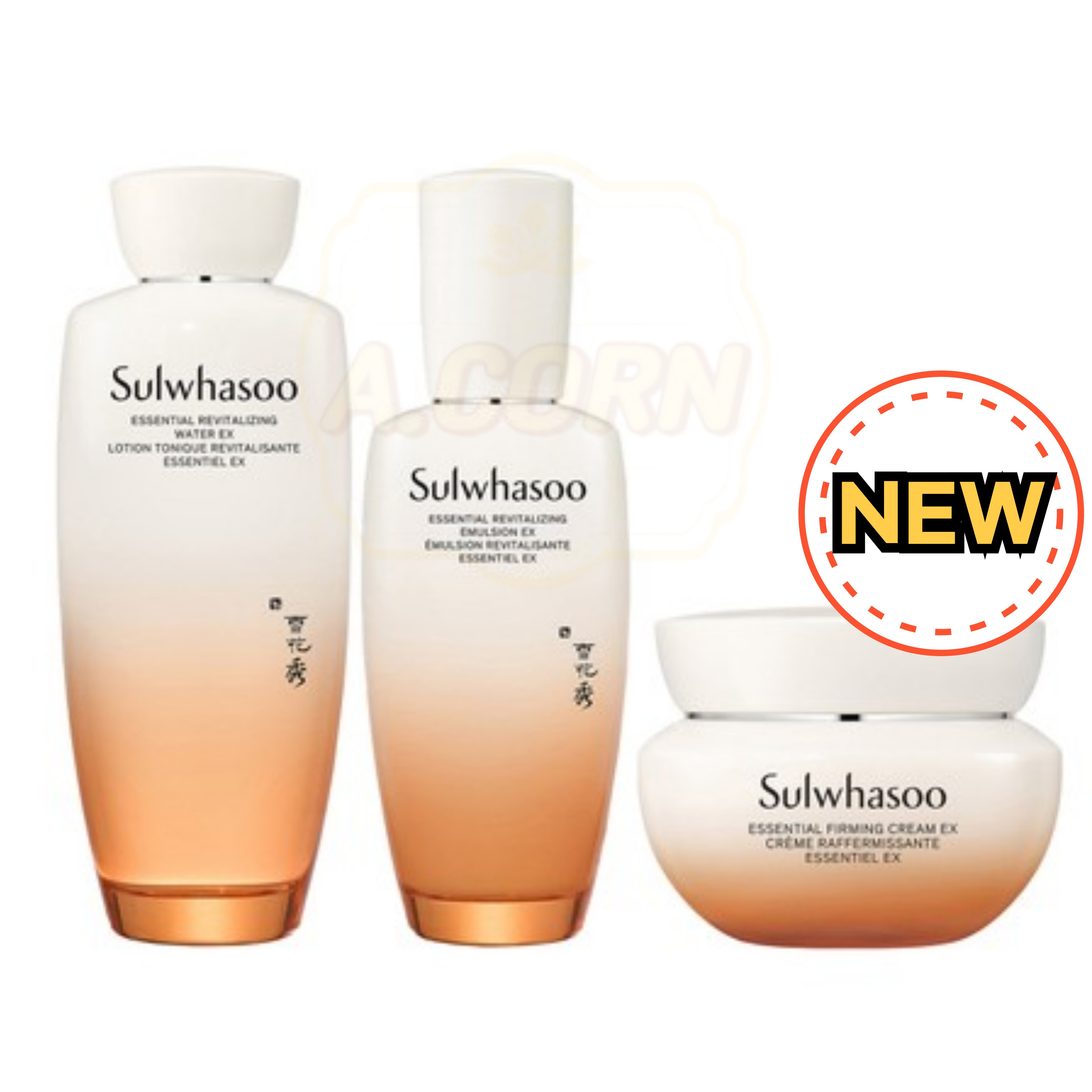 [NEW]滋陰(ジャウム)3種1択/滋陰水EX 150ml / 滋陰乳液EX 125ml/NEW 弾力クリームEX 50ml/エッセンシャル コンフォート デイリールーティン