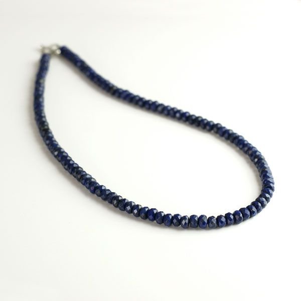 ラピスラズリ ネックレス 6mm 4mmラピスラズリ　天然石　パワーストーン 青