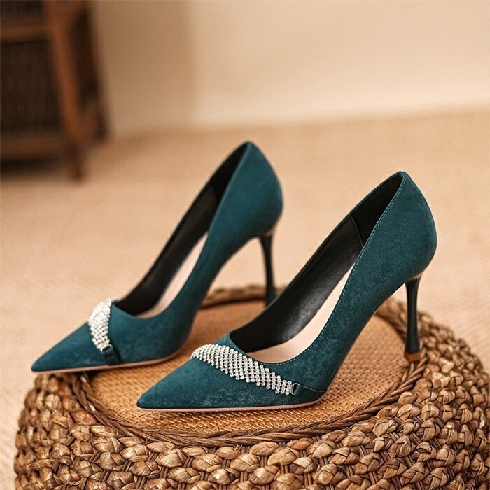 【短纳期】パンプス レディース ハイヒール 8.5cm 靴 結婚式 ウエディング シューズ フォーマル ポインテッドトゥ 歩きやすい 滑り止め おしゃれ ブライダルシューズ パーティー 披露宴