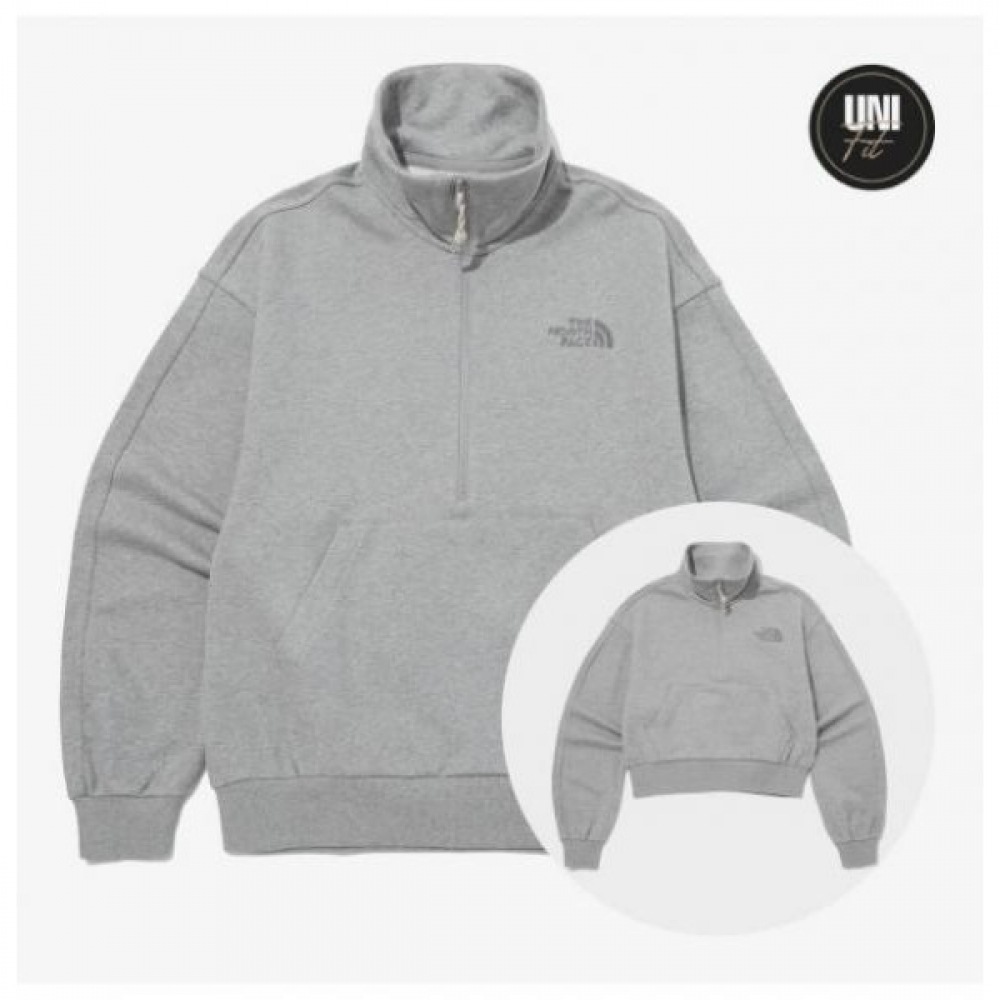 ノースフェイススウェットシャツ KQF NM5MP52K 着心地の良いハーフジップ