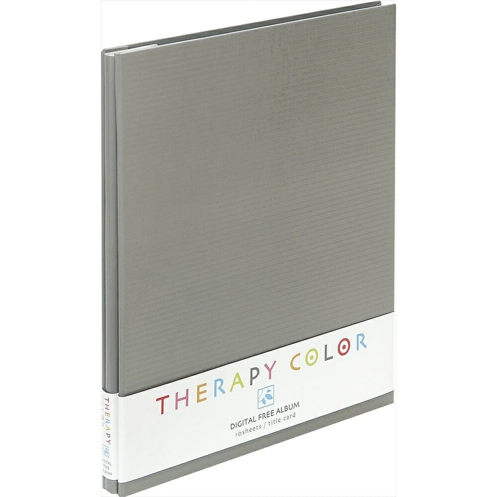 （まとめ買い）セラピーカラー フエルアルバム A4 プラコート台紙 クールグレー TCAF-A4/N-CG [x3]