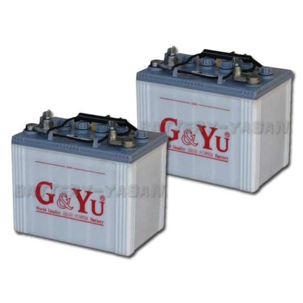 G&Yu [ジーアンドユー] ディープサイクルバッテリー EB-50 (12V) （お得な２個セット）
