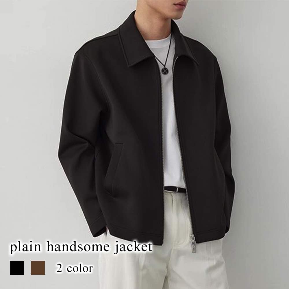 ステンカラーコート メンズ 無地ハンサムジャケット 冬 ロングコート チェスターコート セール ウール ロング 40代 ファスナー ショート丈 50代 アウター ミドル 春 丈 ブランド ピーコート