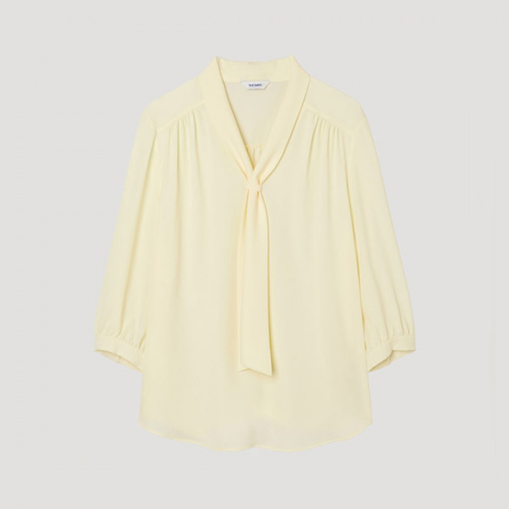 [シーズミス] シグネチャータイネックブラウス_swwblp22010_ly