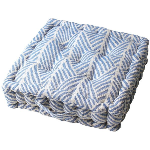 270061595 インド綿クッキークッション クラック 2枚組 ネイビー メーカー直送