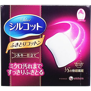 シルコット ふきとりコットン シルキー仕立て 32枚入×3個