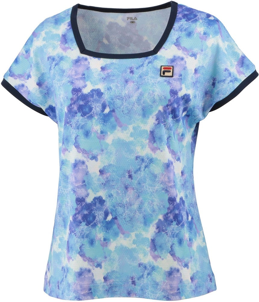 FILA(フィラ) FIL-VL2622-20-M レディース ゲームシャツ（フィラネイビー・サイズ：M） FILVL262220M