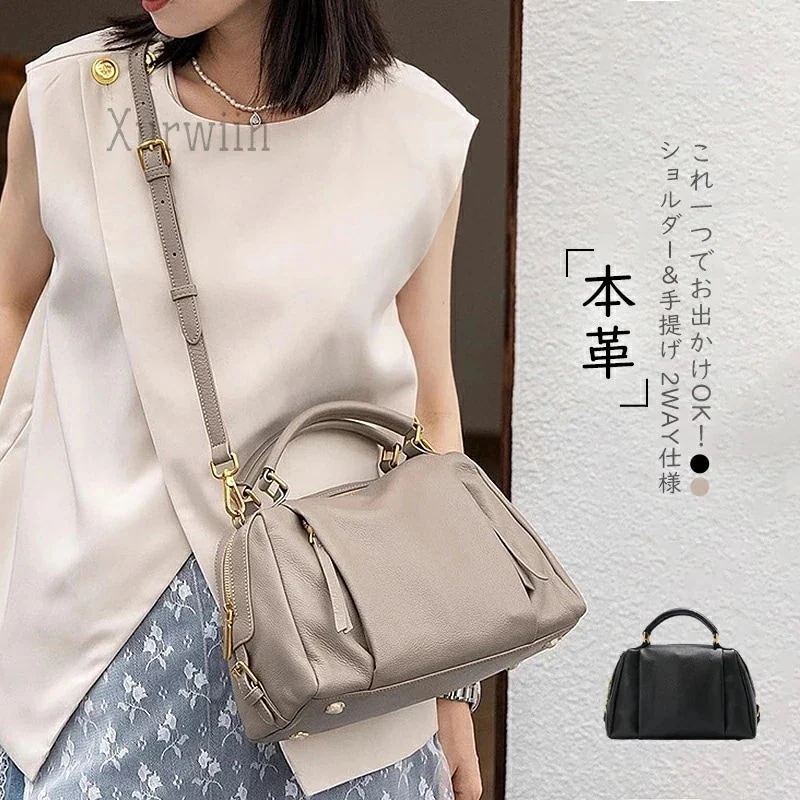 本革 ハンドバッグ レディース 小さめ セレモニーバッグ 入学式バッグ 入園式 結婚式 2way ショルダーバッグ 斜め掛け 軽量 手提げバッグ 斜め掛け ミニボストン 4,366円