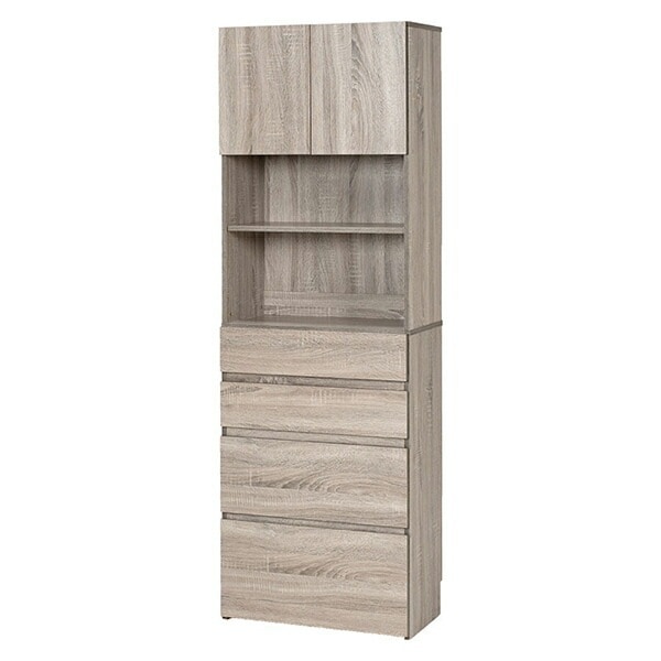 ハイタイプすき間収納（グレー）　RCC-1626GYスマートな見た目と高さを活かした収納力ランドリーキッチンリビングでも使えます幅59ｃｍ 14,818円