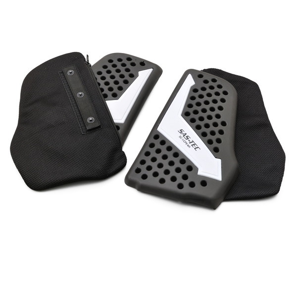 D26376 SAS-TEC 胸部プロテクター CP-9 セパレート型 左右セット スナップボタンバッグ付