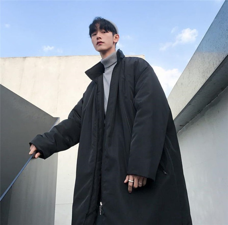 冬服 メンズ冬服 ゆったり 暖かい 厚手 綿の服 中長セクション 通勤 防寒 コットンジャケット