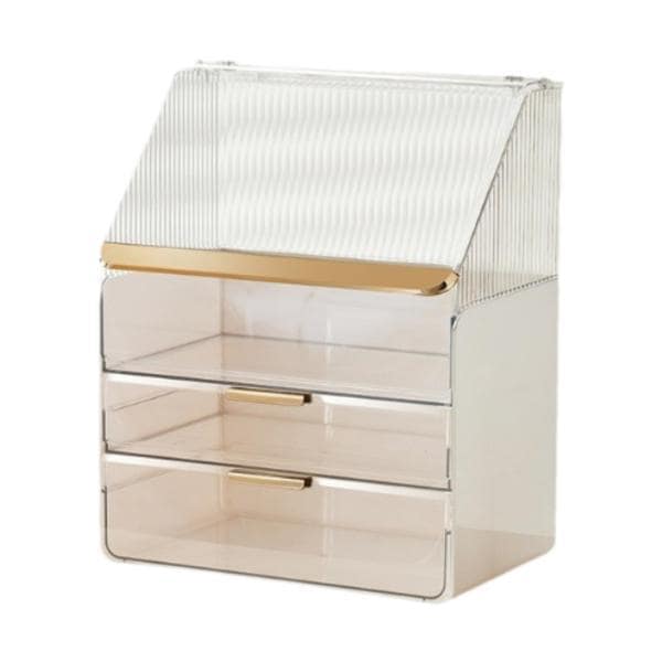 化粧品オーガナイザー 化粧品収納ボックス 防水 軽量 大容量 ディスプレイケース 美容ホルダー 家庭用カウンタートップ用