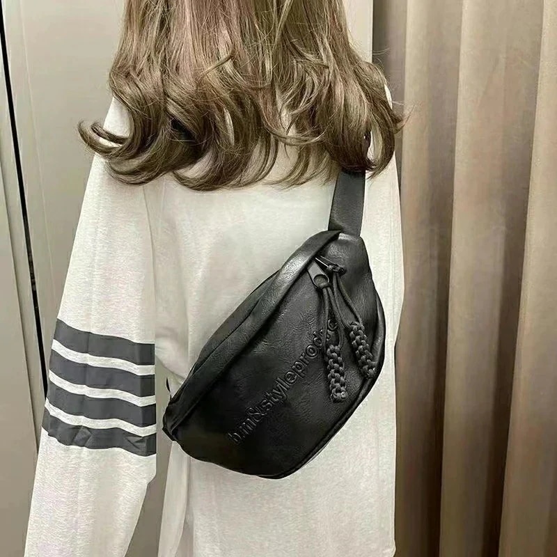 【20点セット】【急速出荷】25新作チェストバッグ韓国版ファッションファッションレターレディースファニーパックワイドショルダーストラップスモールバッグクロスボディバッグ