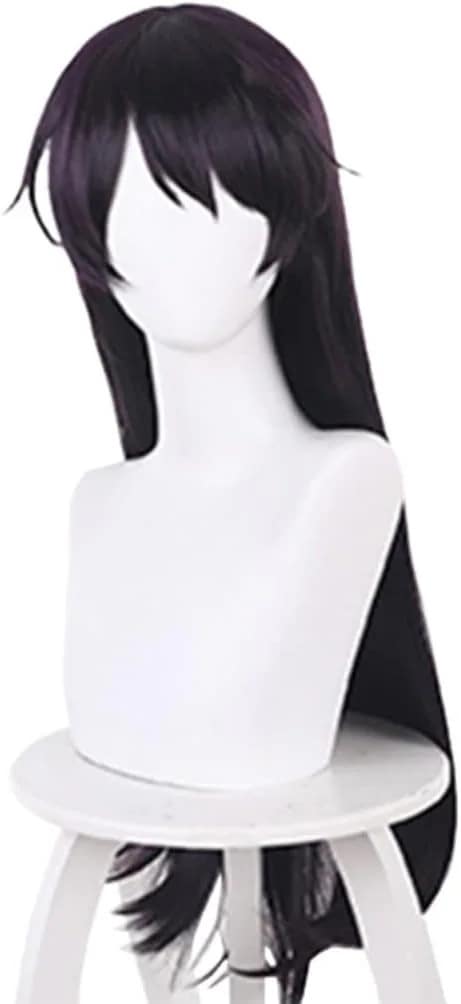 コスプレウィッグバンビエッタバスターバインBambiettaBasterbine紫ロング耐熱文化祭小物ハロウイーンウィッグかつらネット付きコスチューム