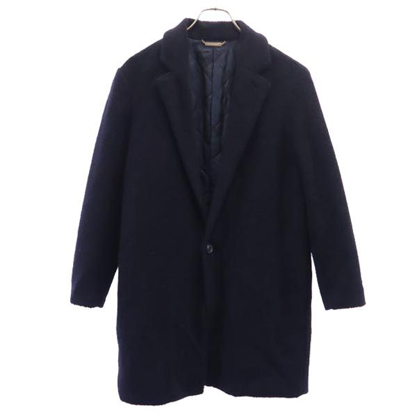 チェスターコート 36 ネイビー 裏キルティング素材 レディース 6,325円