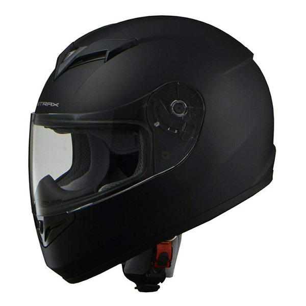 バイクヘルメット フルフェイス STRAX マットブラック Mサイズ 57-58cm未満 SF-12 SF12マットBKM