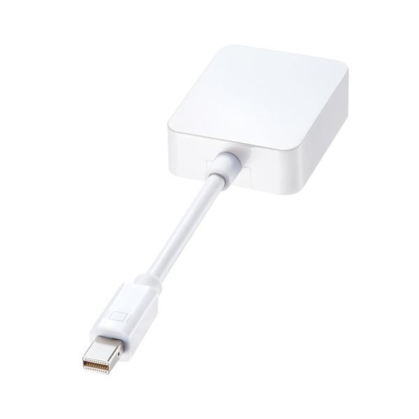 (まとめ) サンワサプライ 4K対応 MiniDisplayPort-HDMI変換アダプタ AD-MDPHD008 1個 (×5セット)