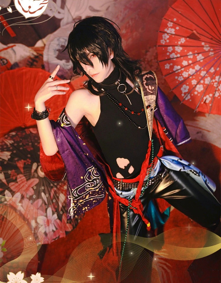 あんさんぶるスターズ 継承の御前試合 朔間零 乙狩アドニス 羽風薰 大神晃牙 鬼龍紅郎 神崎颯馬 三毛縞斑 蓮巳敬人 コスプレ衣装 コスチューム