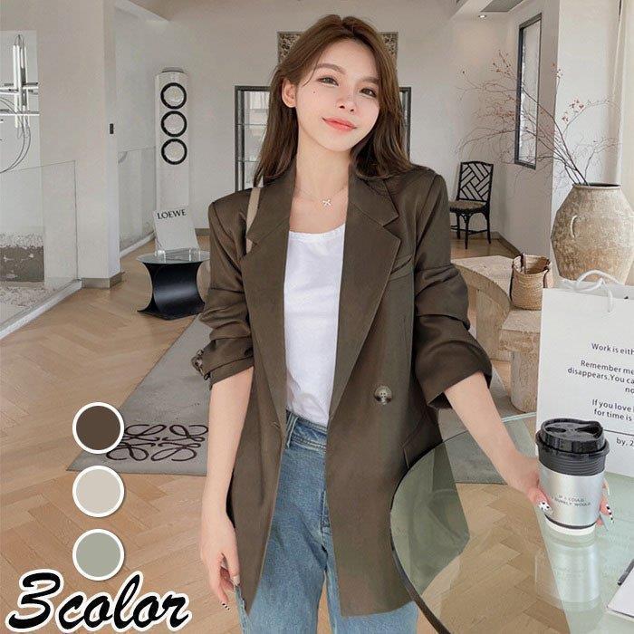 【急速出荷 2025年新作】ブレザー スーツ レディース 秋新作 長袖テーラードジャケット オシャレブレザースーツ オフィス 30代アウター シンプル カジュアル 韓国風 通勤OL 40代 50代