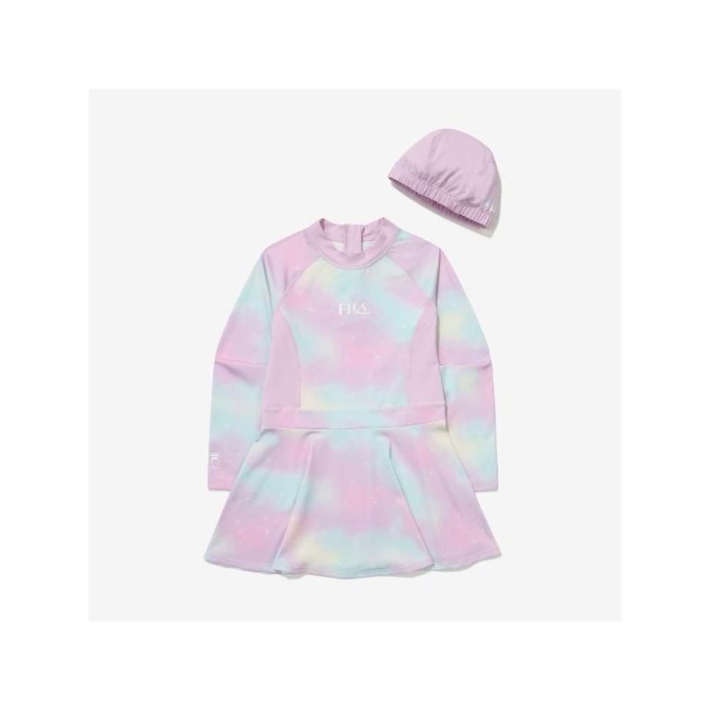 [FILA KIDS] アクアグラデーションスイムスーツ (FK2SWG2A02F_LPM) Q0ZFK2SWG2A02FLPM
