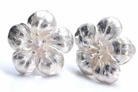 ビッグハイビススタッドピアス 1ペア販売 両耳 フラワー 花 ハワイ 沖縄 シルバー925 キャッチ ポスト 本物の銀 装着簡単 プレゼント 男性 女性 メンズ レディース std00-00058