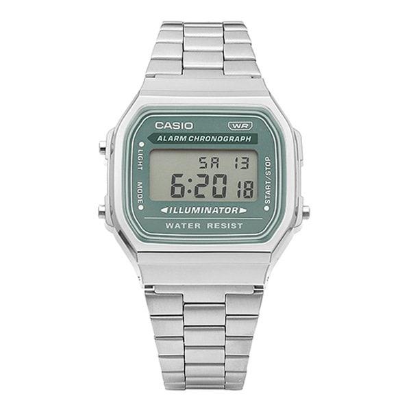 [CASIO] A168WA-3AYDF 共用メタル時計