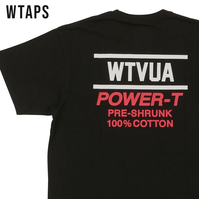 【数量限定特別価格】 ダブルタップス WTAPS POWER-T SS Tシャツ BLACK 22217OND-CSM01 200-009050-511