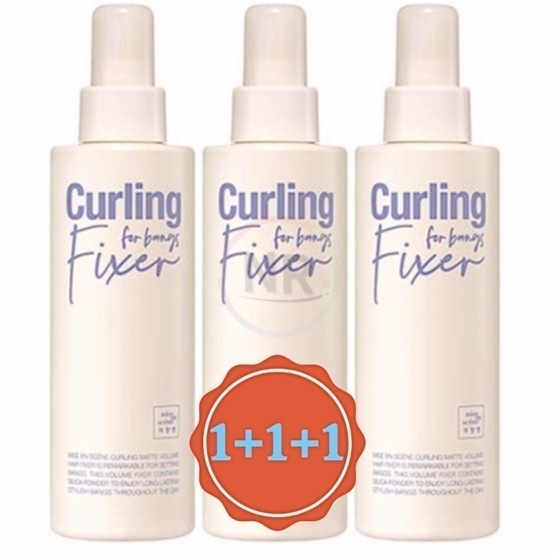 1+1+1 Mise en scene Curling Matte Volume Hair Fixer 200ml