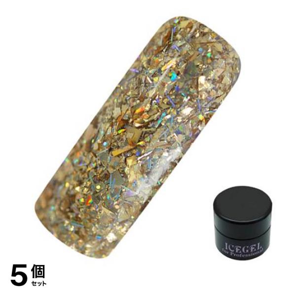 ICEGEL(アイスジェル) A BLACK イルミネーションジェル S18 イエローゴールド 3g 5個セット