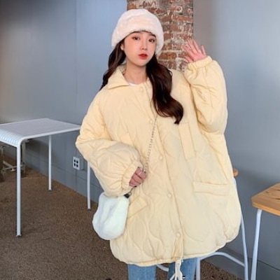 アウター コート ブルゾン ジャケット シャンパー 韓国流行 上着 白 ホワイト 黒 ブラック 7,463円