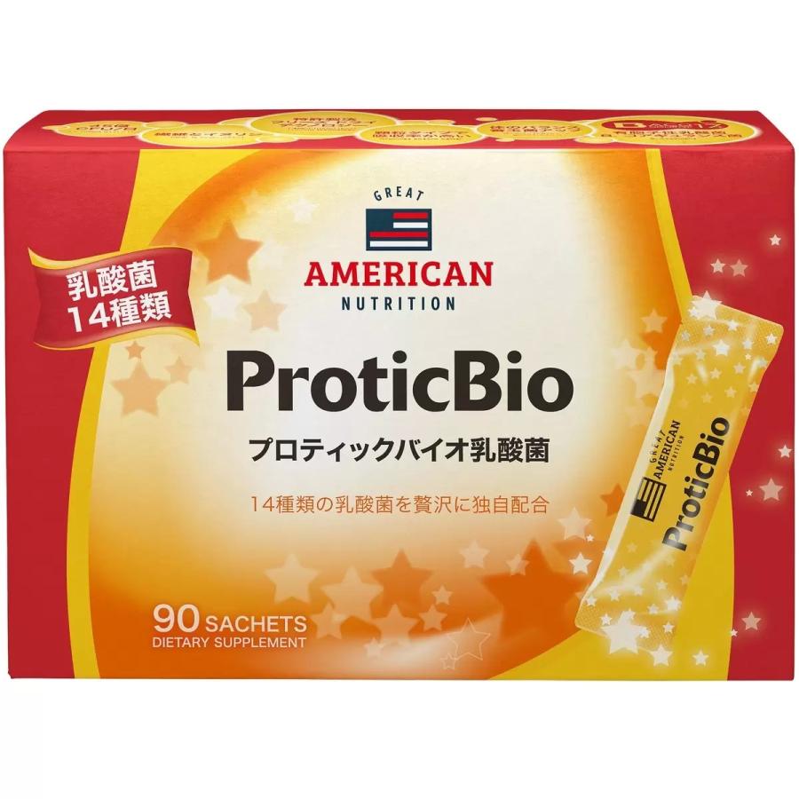 （プロティックバイオ乳酸菌 3g×90包）ProticBio 14種類 乳酸菌 顆粒タイプ 体内環境 台湾で人気 12243
