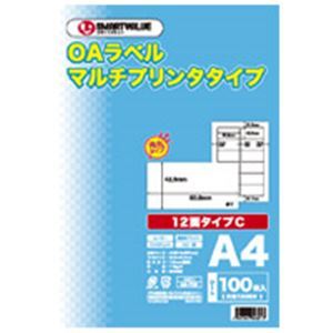 ジョインテックス OAマルチラベルC 12面100枚*5冊 A237J-5 10,596円