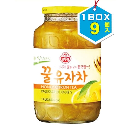 【まとめてお得】 蜂蜜ゆず茶 柚子茶 1BOX=1kg×9個セット 韓国お茶 伝統茶 韓国食品