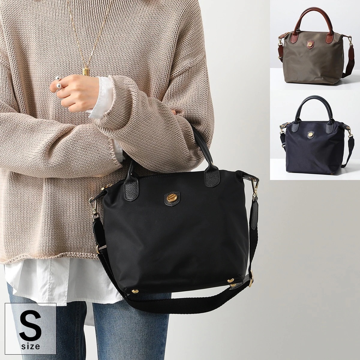 Bonfanti ボンファンティ トートバッグ 881013 レディース ナイロン 2way ミニトート ショルダーバッグ ハンドバッグ 鞄 カラー3色