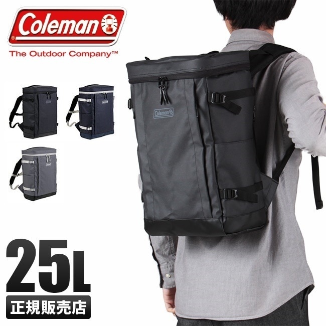 リュック 25L メンズ スクエア ボックス シールド25 防水 撥水 コール マン SHIELD25