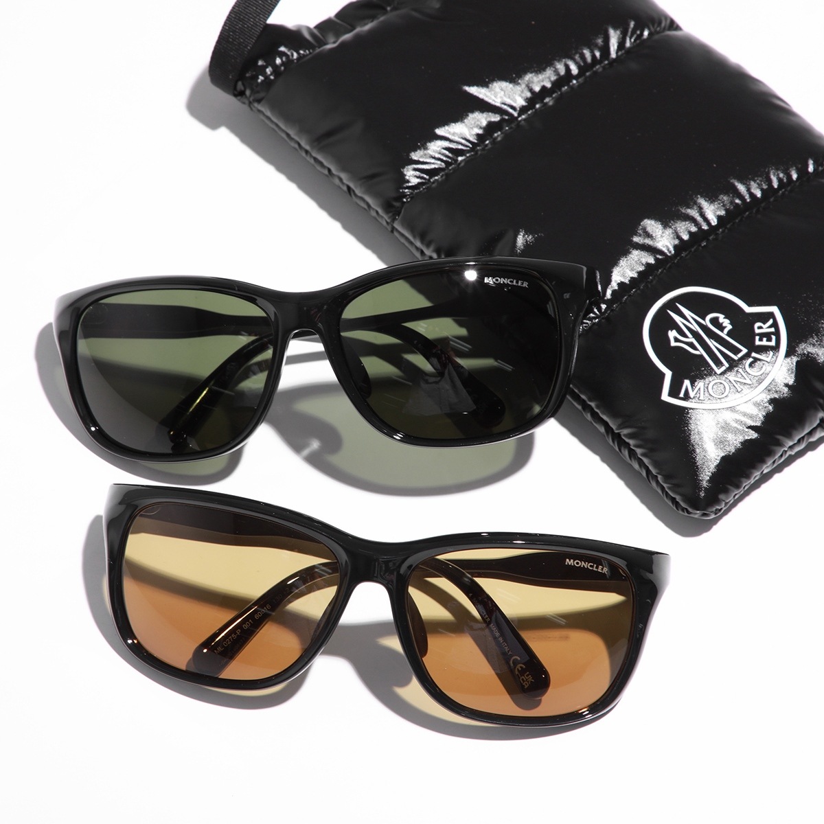 MONCLER GENIUS × FRGMT モンクレール ジーニアス フラグメント サングラス ML0275-P レディース スクエア型 メガネ 眼鏡 ロゴ