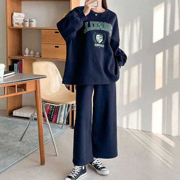 Hスタイル(SET)裏起毛コニーセット 冬 女性 裏起毛 トレーニングウェアセット スウェットセット ビッグサイズ ホームウェア 散歩着
