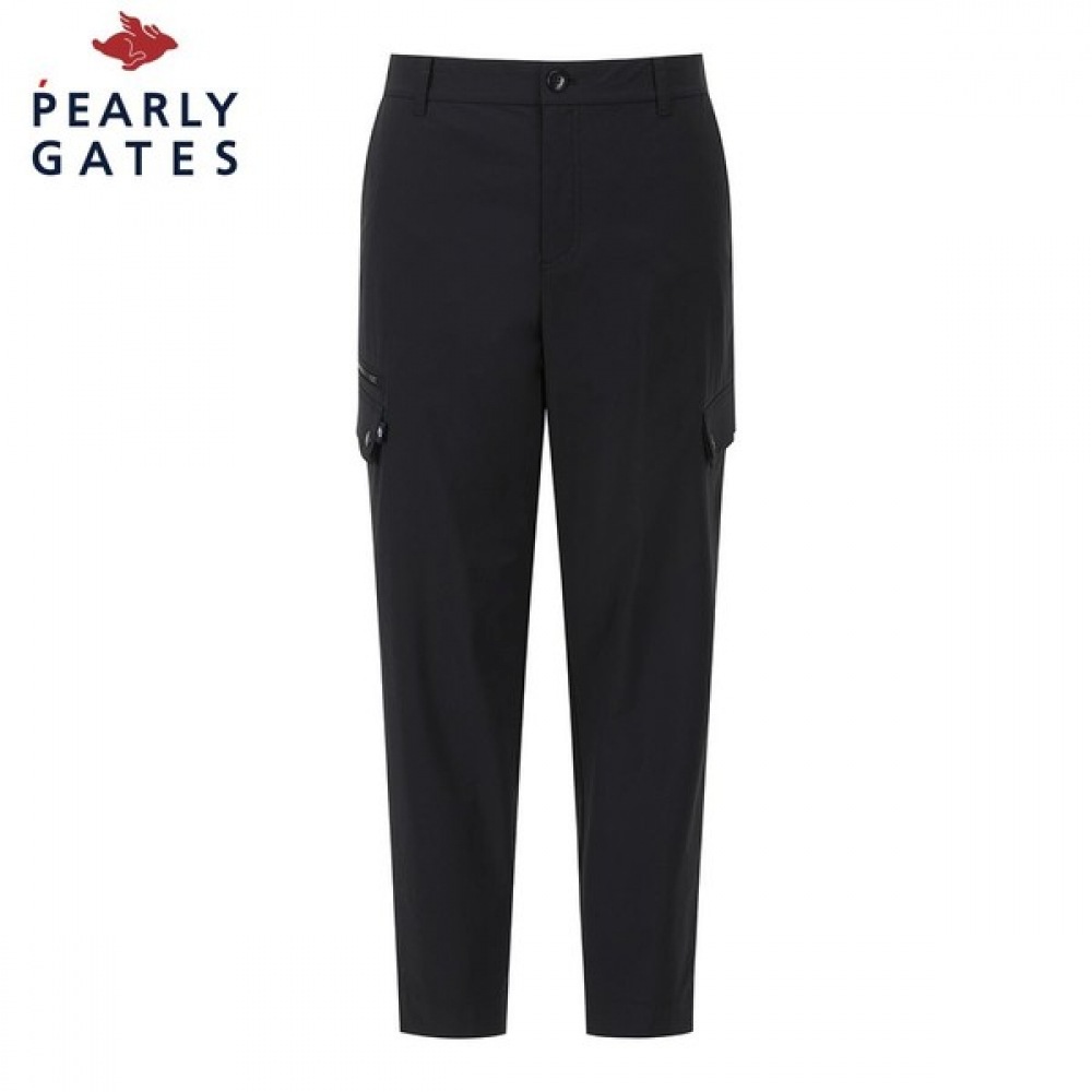 [パリゲイツ] メンズカーゴポケットクロップドパンツ