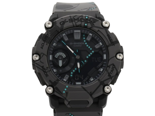 カシオ 腕時計 G-SHOCK Treasure Huntシリーズ ラバー GA-2200SBY-8AJR ブラック文字盤 グレー メンズ時計 メンズウォッチ 高級 ブランド【本物保証】